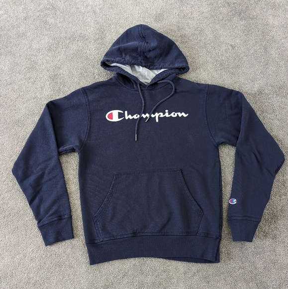 Champion Other - Champion Men's Hoodie Size Small Blue Sweatshirt